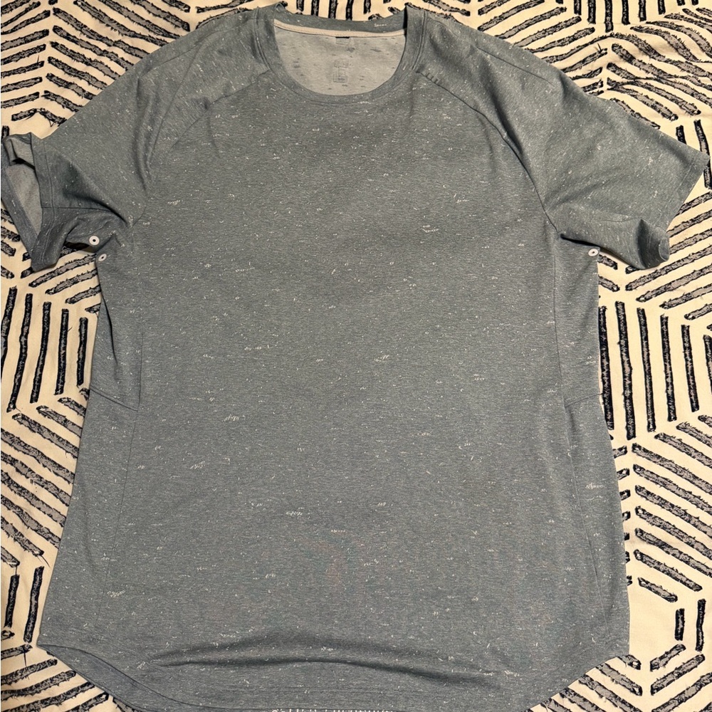 Men's Heathered Blue Lululemon shirt